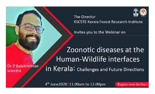 Zoonotic diseases at the Human - Wildlife interfaces in Kerala